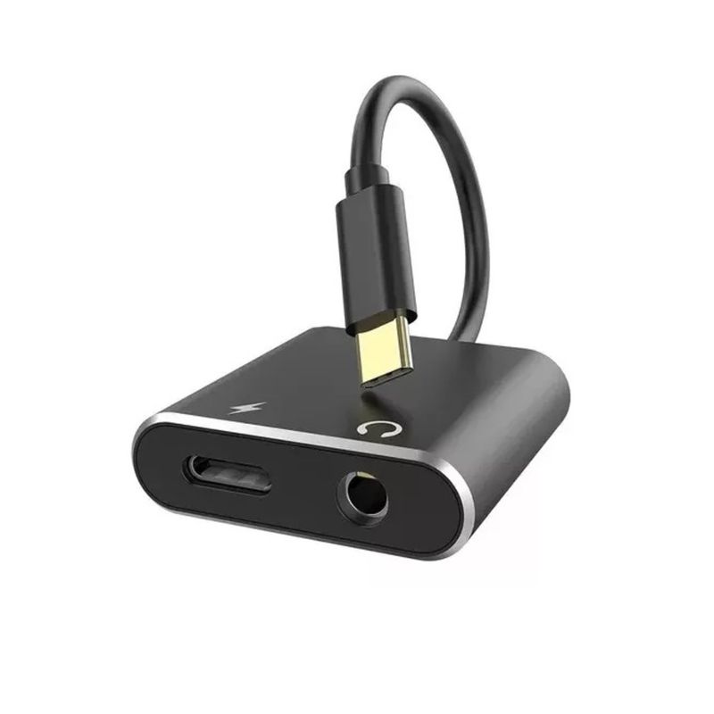 GENERICO - Adaptador Tipo C A Jack 3.5 Mm y Usb C