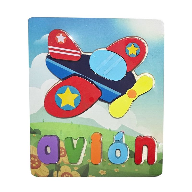 GENERICO - Rompecabezas Didáctico Multicolor Figura Tematico Niños
