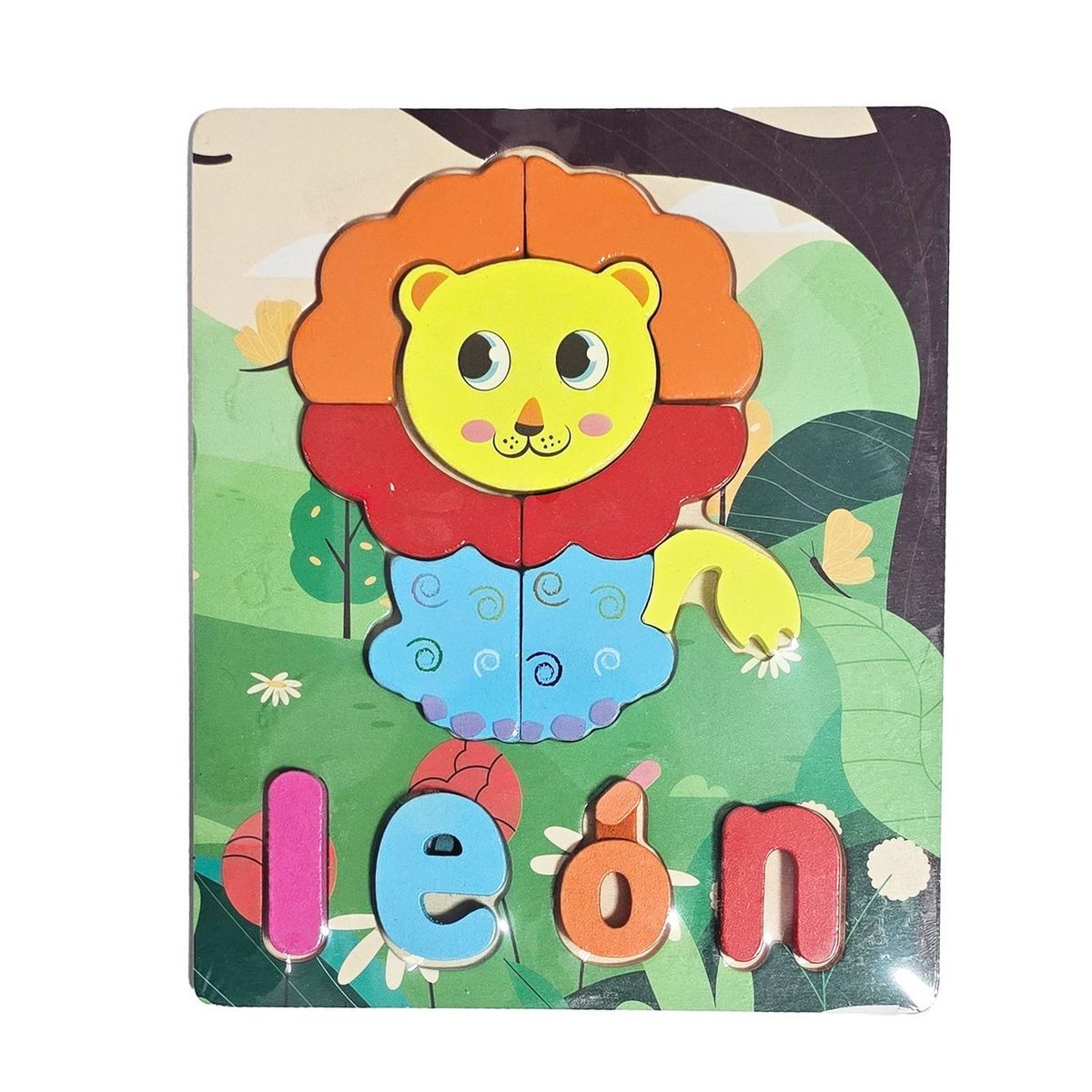 GENERICO - Rompecabezas Didáctico Multicolor Figura Tematico Niños