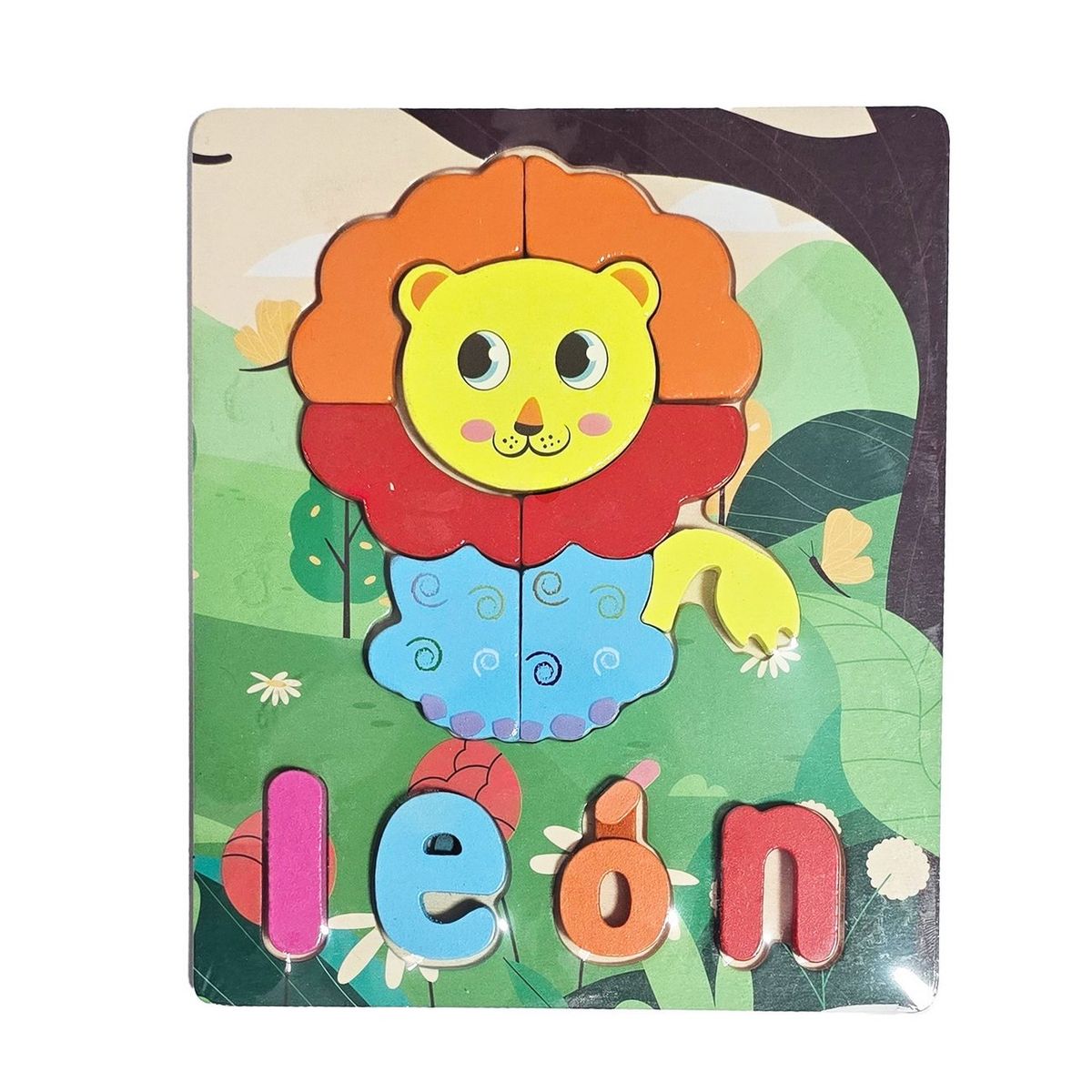 GENERICO - Rompecabezas Didáctico Multicolor Figura Tematico Niños