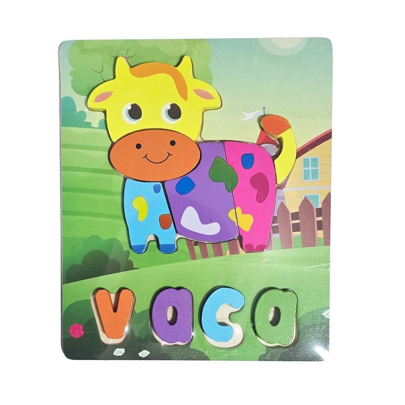 GENERICO - Rompecabezas Didáctico Multicolor Figura Tematico Niños