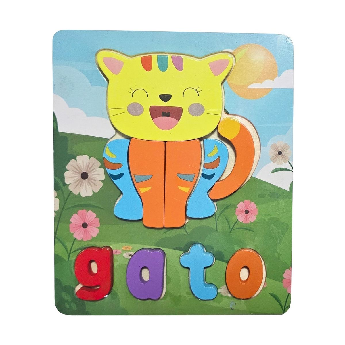 GENERICO - Rompecabezas Didáctico Multicolor Figura Tematico Niños