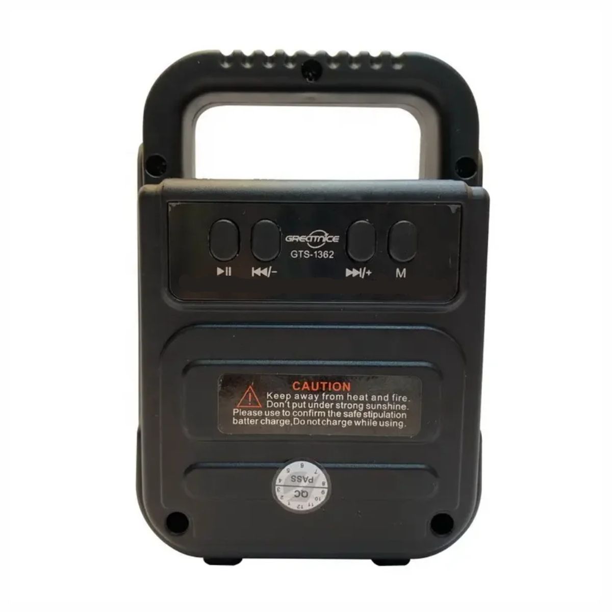 GENERICO - Mini Parlante Portátil Bluetooth Gt1362 Luces Led Recargable