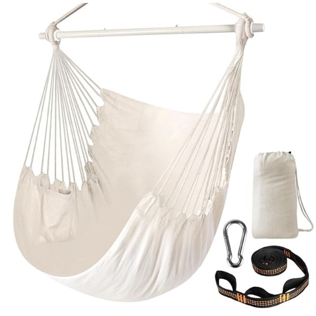 USA - Hamaca Tejida Algodón Columpio Silla Colgante