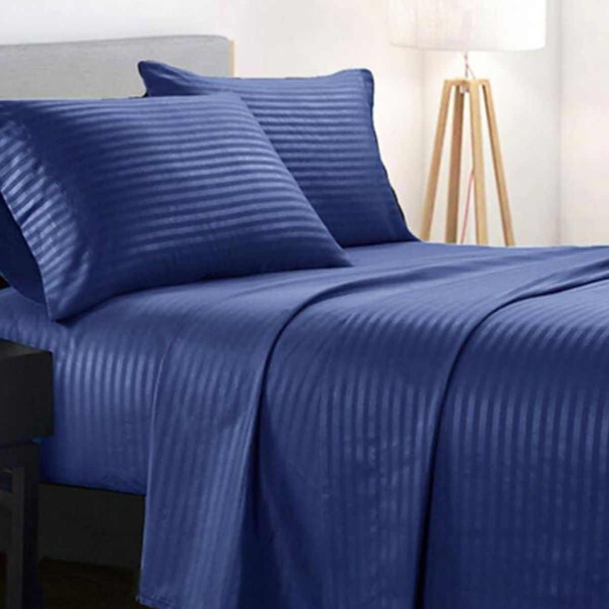 SIRENITAS - Juego de sabanas Cama Doble Azul oscuro Elegante