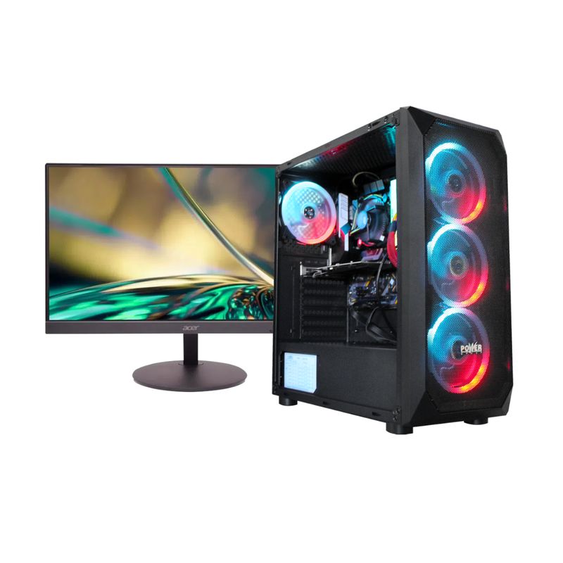 POWER GROUP - PC GAMER Intel Core i5-12400 16GB 512GB SSD MONITOR 21.5 - G12516HSL