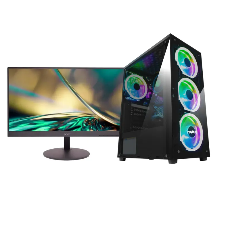 POWER GROUP - PC GAMER AMD Ryzen 5 7600 8GB 512GB SSD MONITOR 21“5 - R7682SL