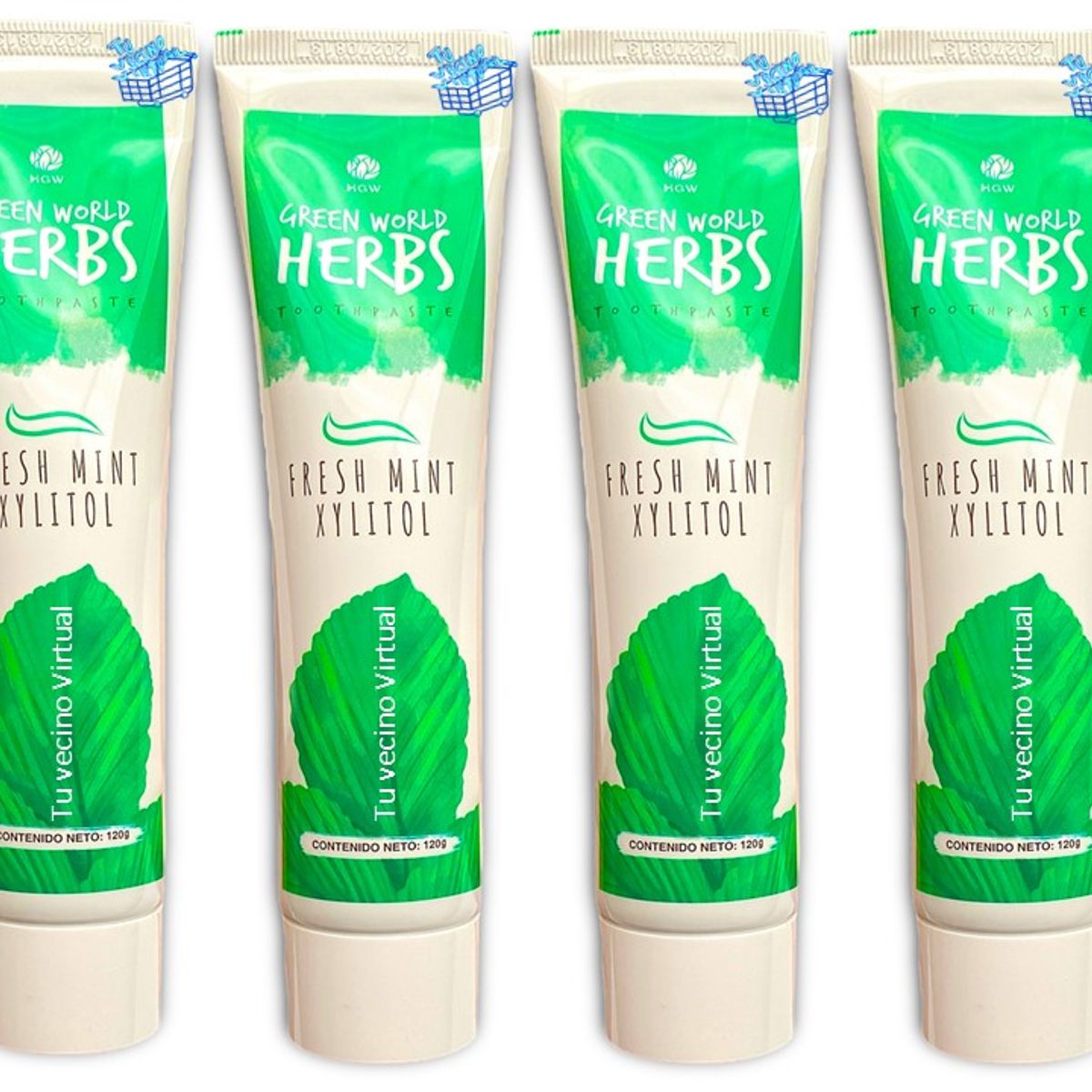 VARIOS - Pasta Dental Herbal Natural  x4 Hgw