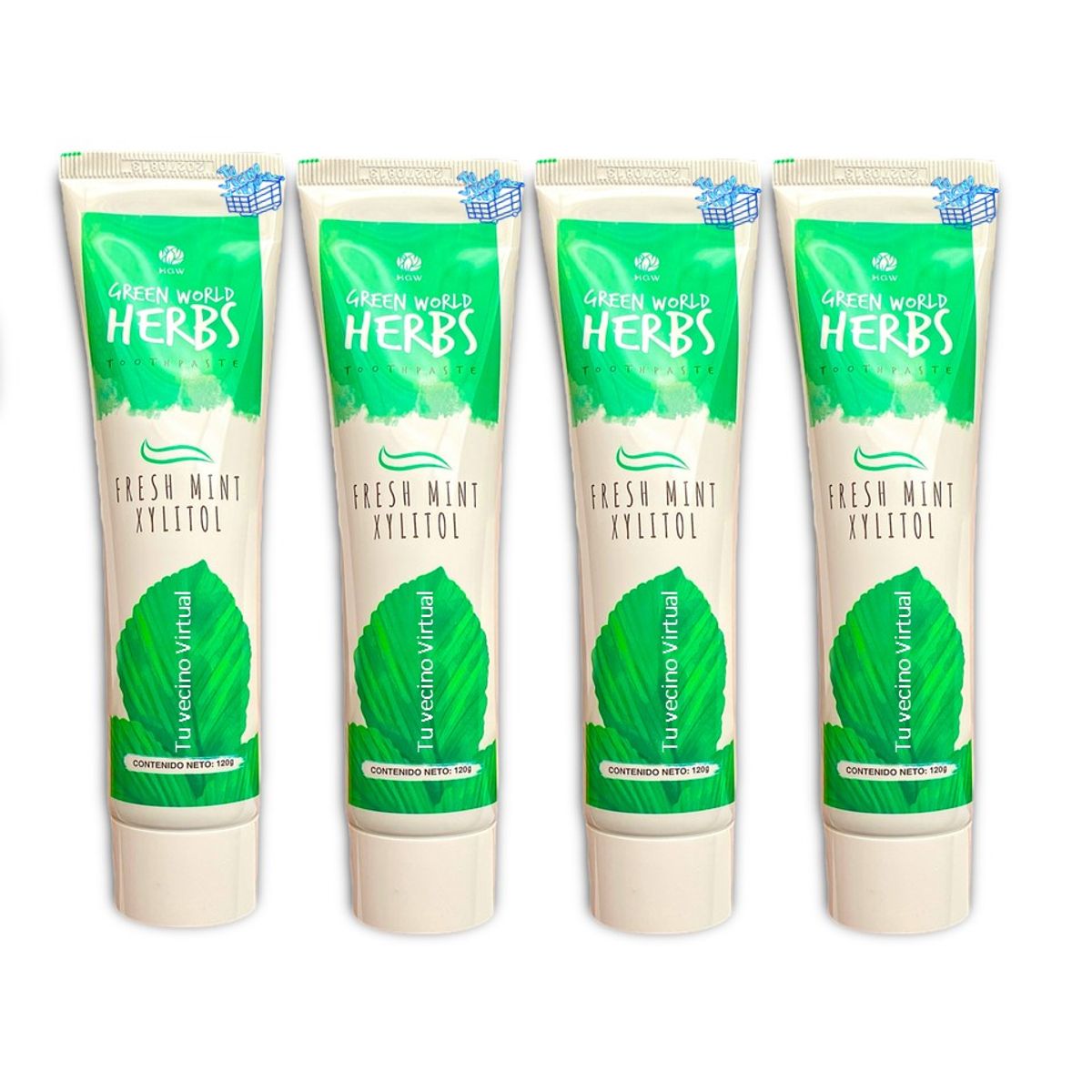 VARIOS - Pasta Dental Herbal Natural  x4 Hgw
