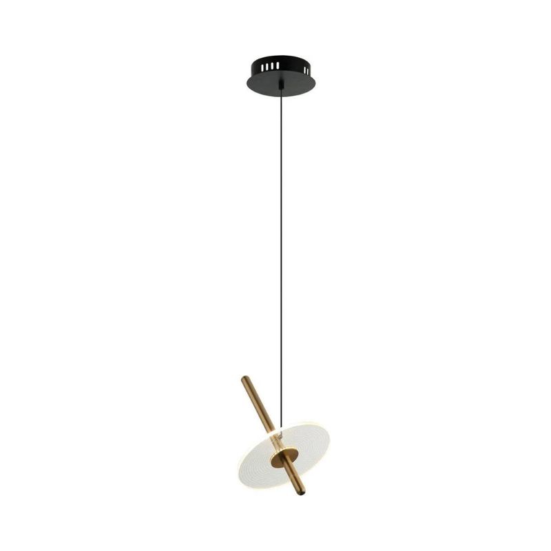 LE CAPRICE - Lámpara Colgante Moderna Led Integrado Acrílico Dorada