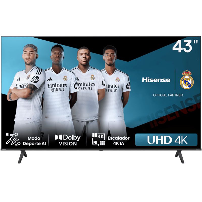HISENSE - Televisor Hisense 43 Smart 43A6N OS VIDAA UHD  4K - TV-56