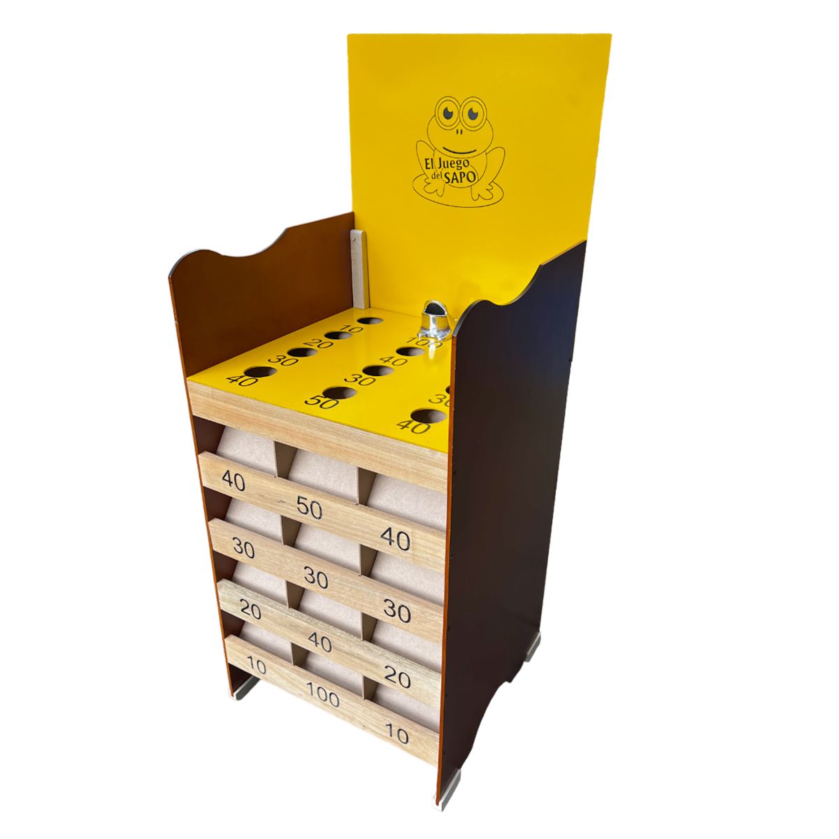 ARTESANAL - Juego Del SapoPuntería Tradicional Madera Lanzar Fichas