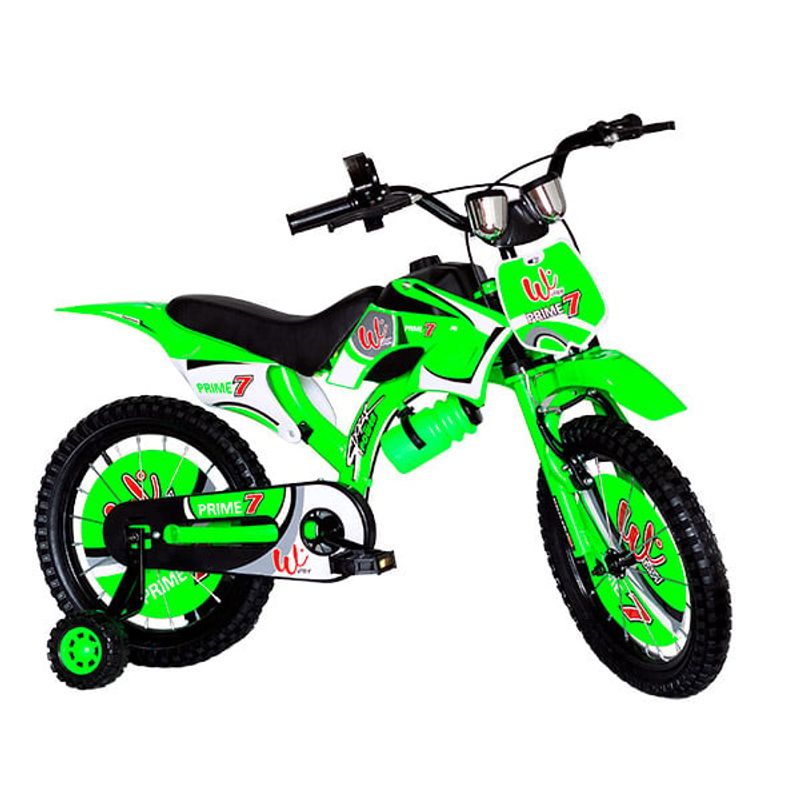 WUILPY BIKE - Bicimoto para niños Rin 16 Bicicleta Wuilpy Verde