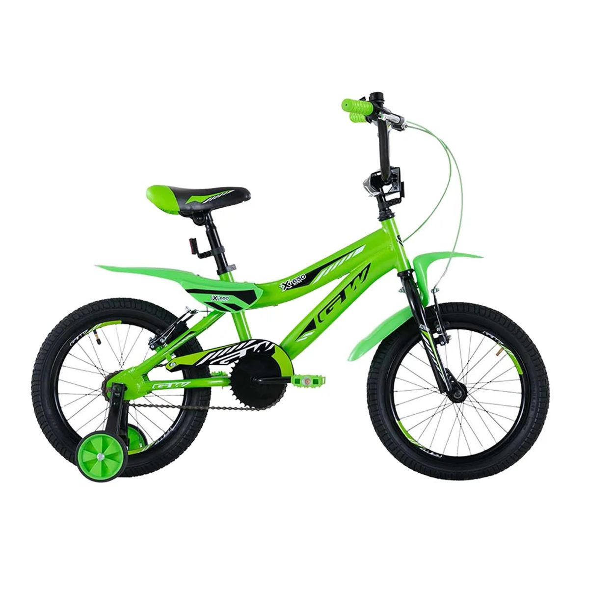 GW - Bicicleta para niños Rin 16 Gw TXT-650 Verde Kiwi