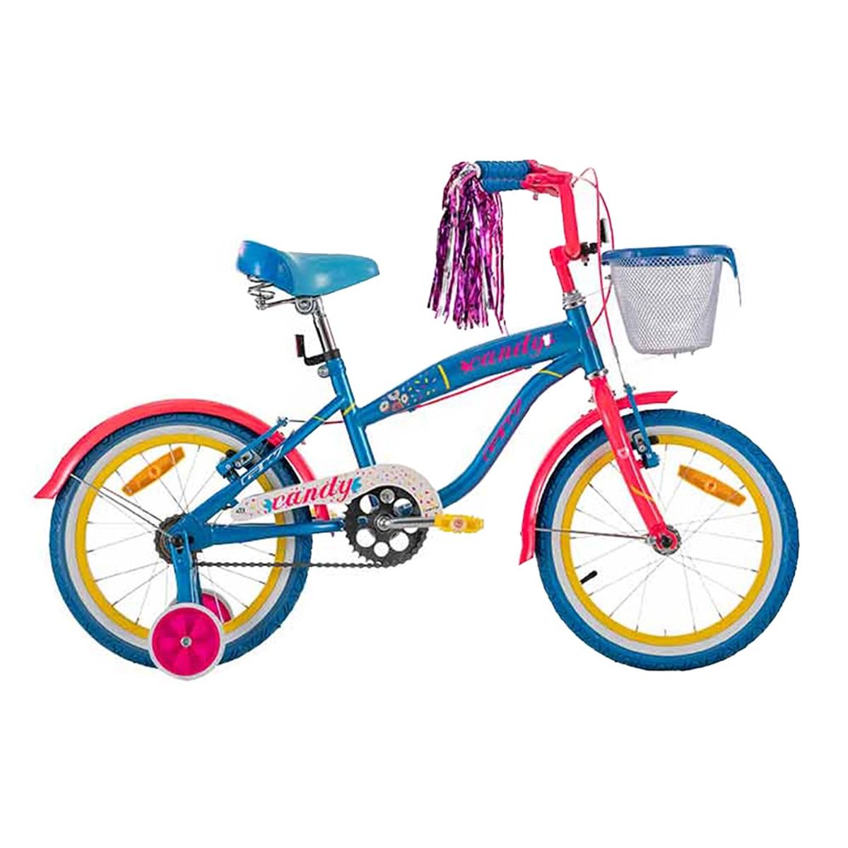 GW - Bicicleta para niñas rin 16 Gw Candy Azul Polar