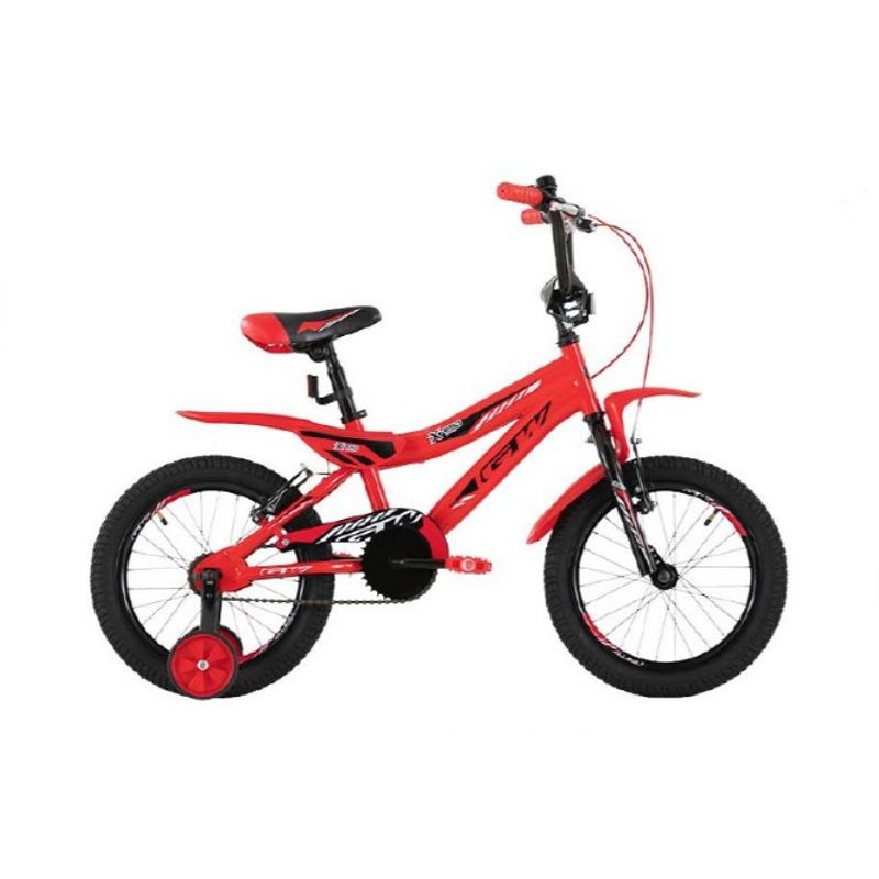 GW - Bicicleta para niños Rin 16 Gw TXT-650 Rojo Negro