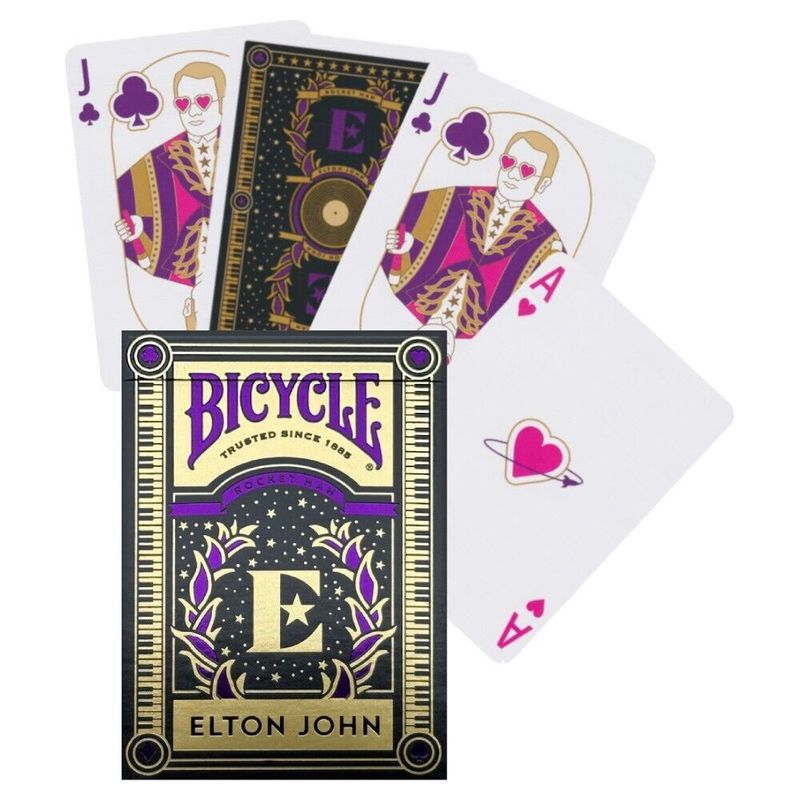BICYCLE - Baraja Bicycle Elton Jhon Naipes Poker Playing Cards Juego