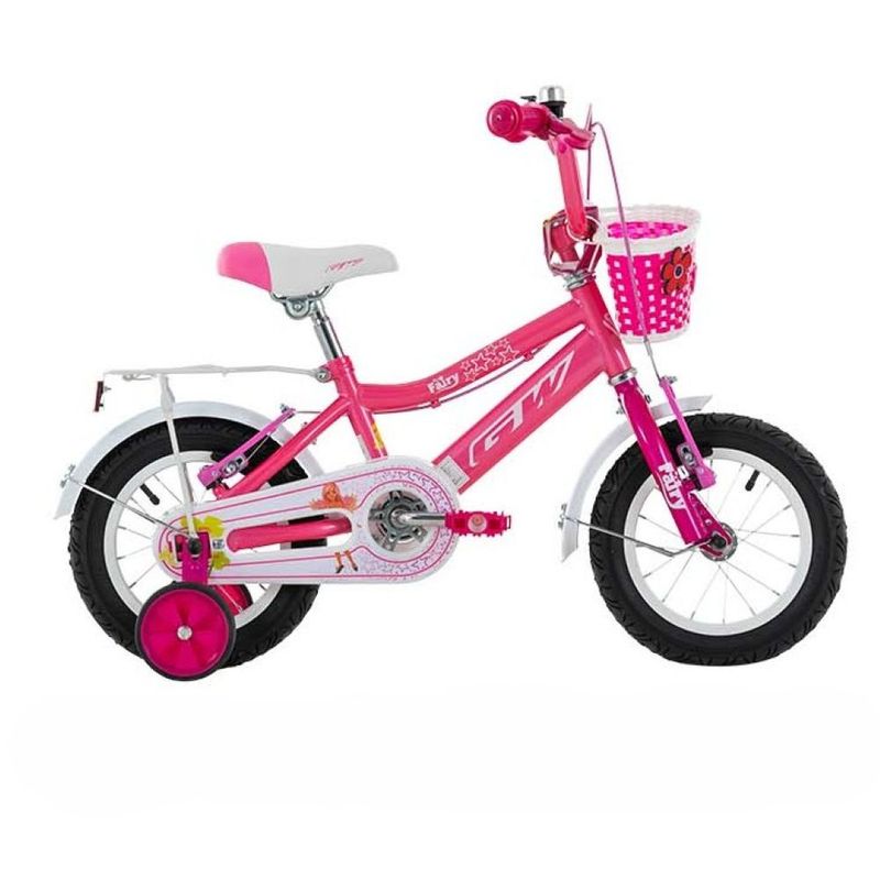 GW - Bicicleta para niñas rin 12 Gw Fairy Rosado Candy