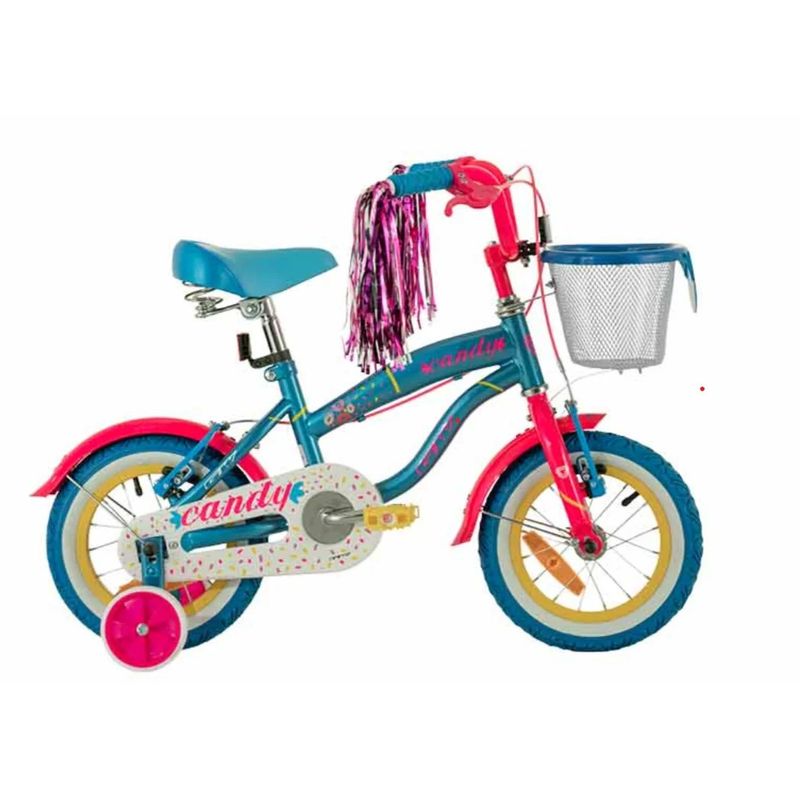 GW - Bicicleta para niñas rin 12 Gw Candy  Azul Polar