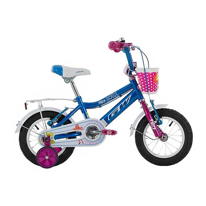 GW - Bicicleta para niñas rin 12 Gw Fairy Azul Celeste