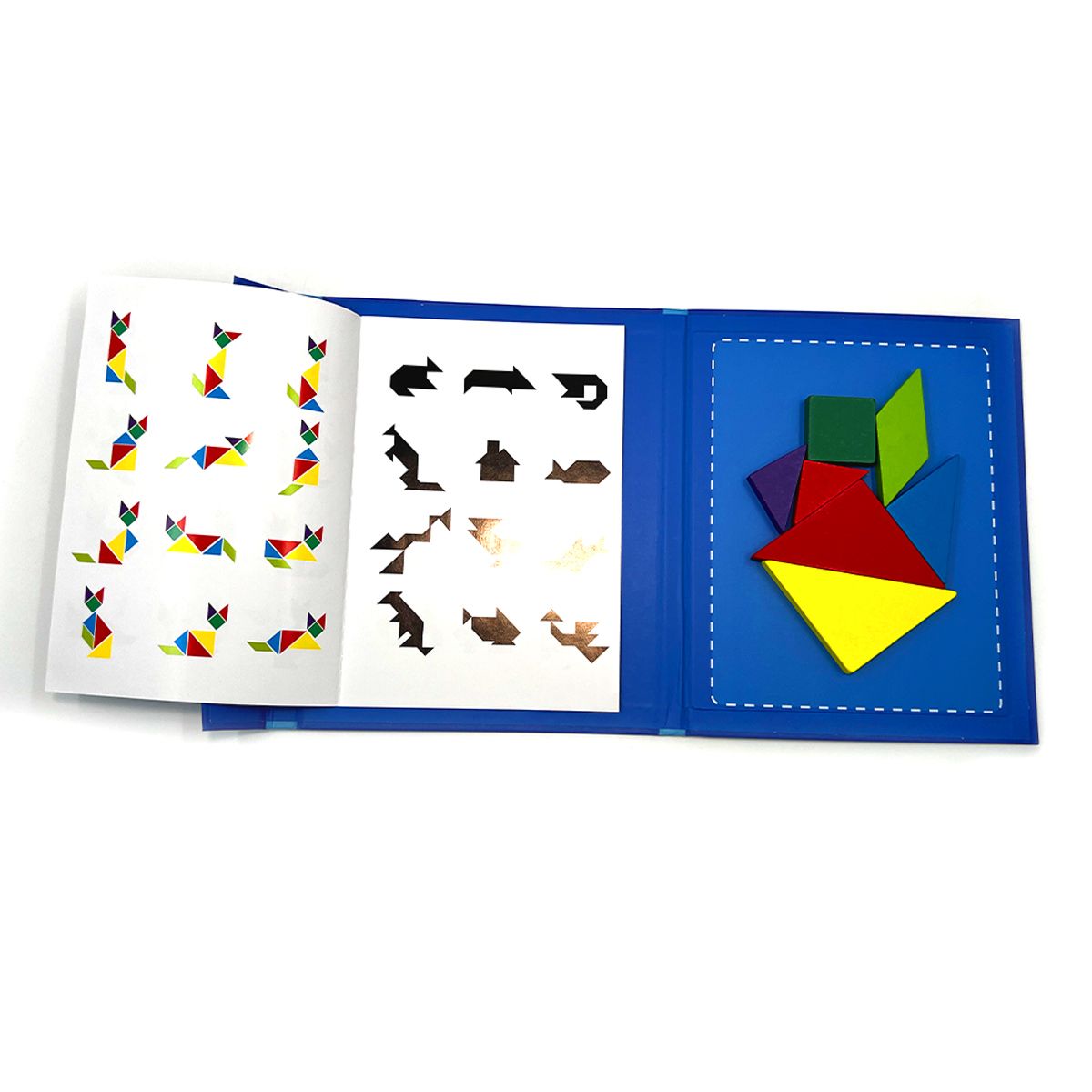 GENERICO - Tangram Magnético Rompecabezas Didáctico Juguete Educativo