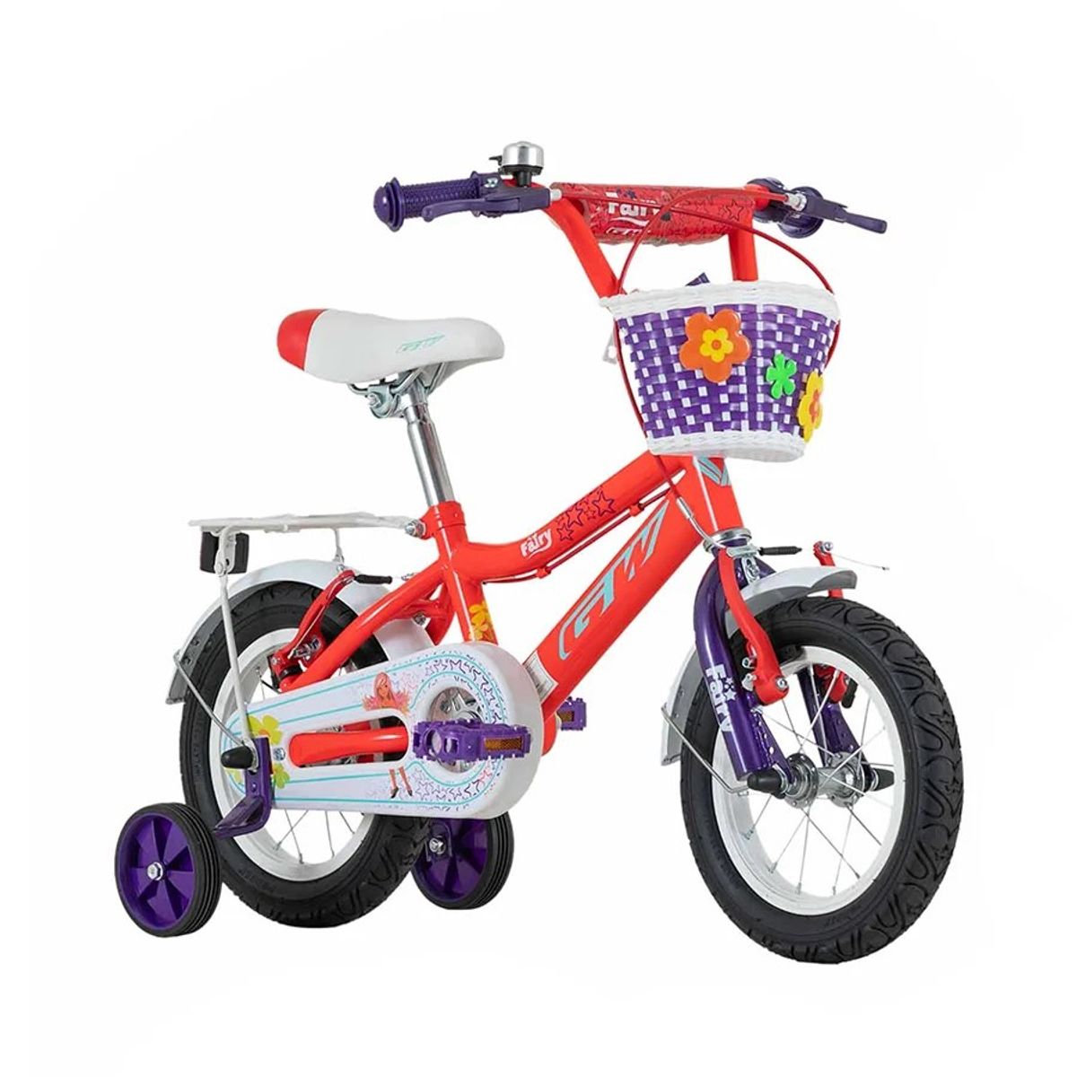 GW - Bicicleta para niñas rin 12 Gw Fairy Rosado Magenta
