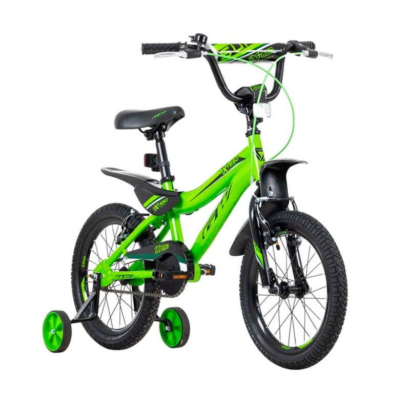 GW - Bicicleta para niños Rin 16 Gw TXT-650 Verde Kiwi
