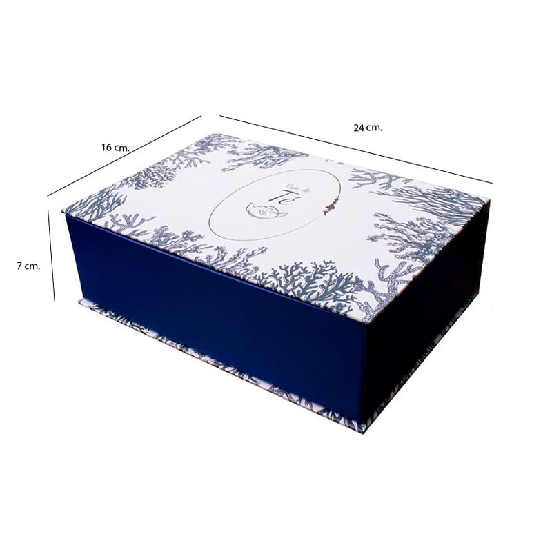 GENERICO - Caja de té 24X16X7 cm con 6 divisiones