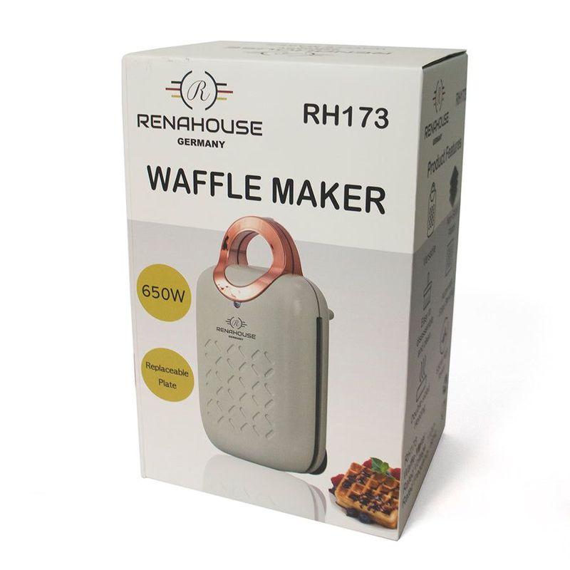 RENAHOUSE - Waflera Sanduchera 2 En 1 Antiadherente Renahouse