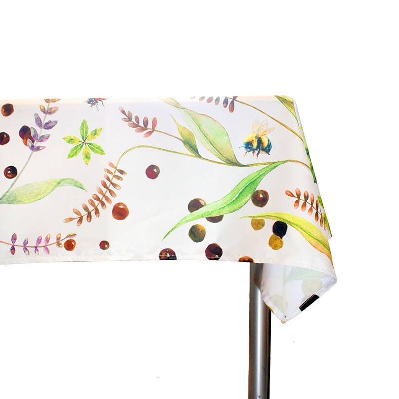 GENERICO - Mantel de tela antifluido 230X148 cm + 6 Servilletas de 33X33 cm
