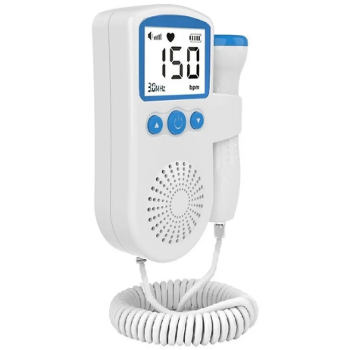 GENERICO - Doppler Monitor De Latidos Fetales Prenatal Bebe+Gel+pila AA