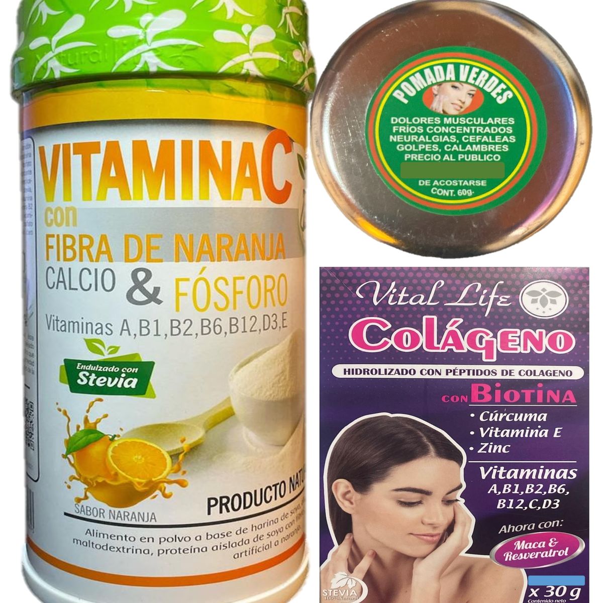 GENERICO - 1 VITAMINA C + CALCIO Y FOSFORO + REGALO