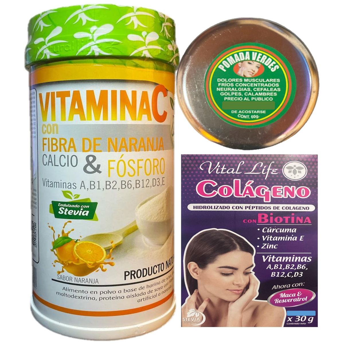 GENERICO - 1 VITAMINA C + CALCIO Y FOSFORO + REGALO