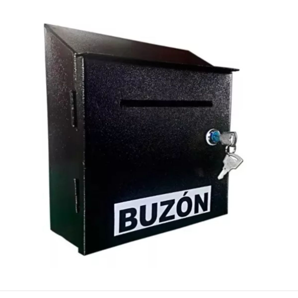 NACIONAL - BUZON DE SUGERENCIAS METALICO COLOR NEGRO