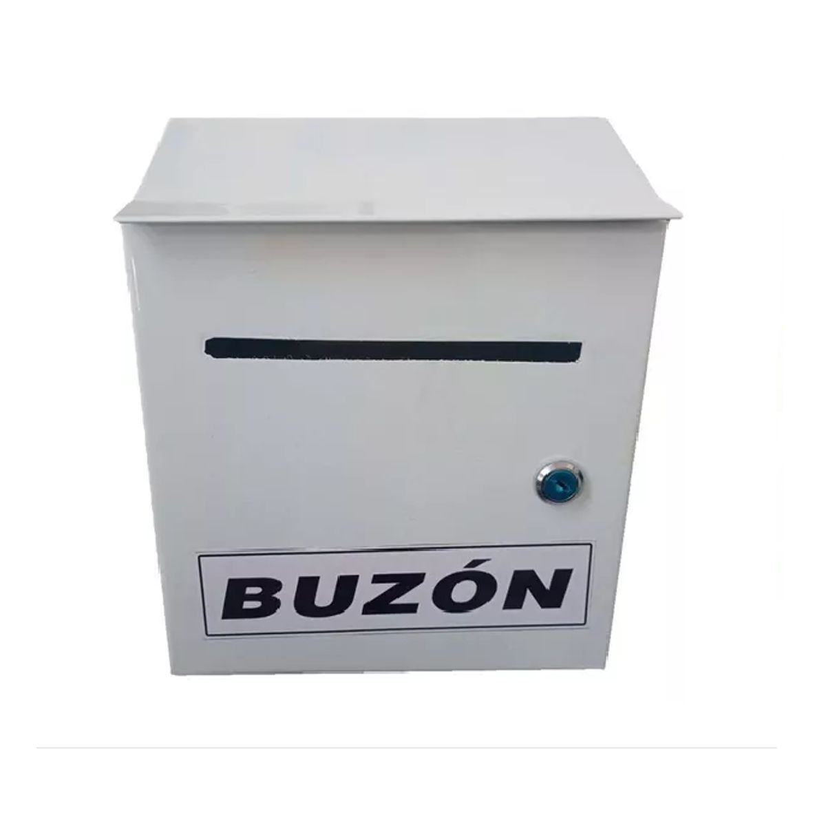 NACIONAL - BUZON DE SUGERENCIAS METALICO COLOR BLANCO