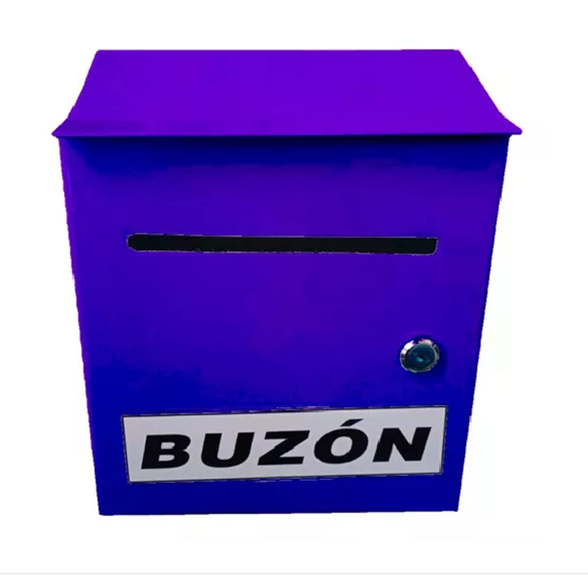 NACIONAL - BUZON DE SUGERENCIAS METALICO COLOR AZUL