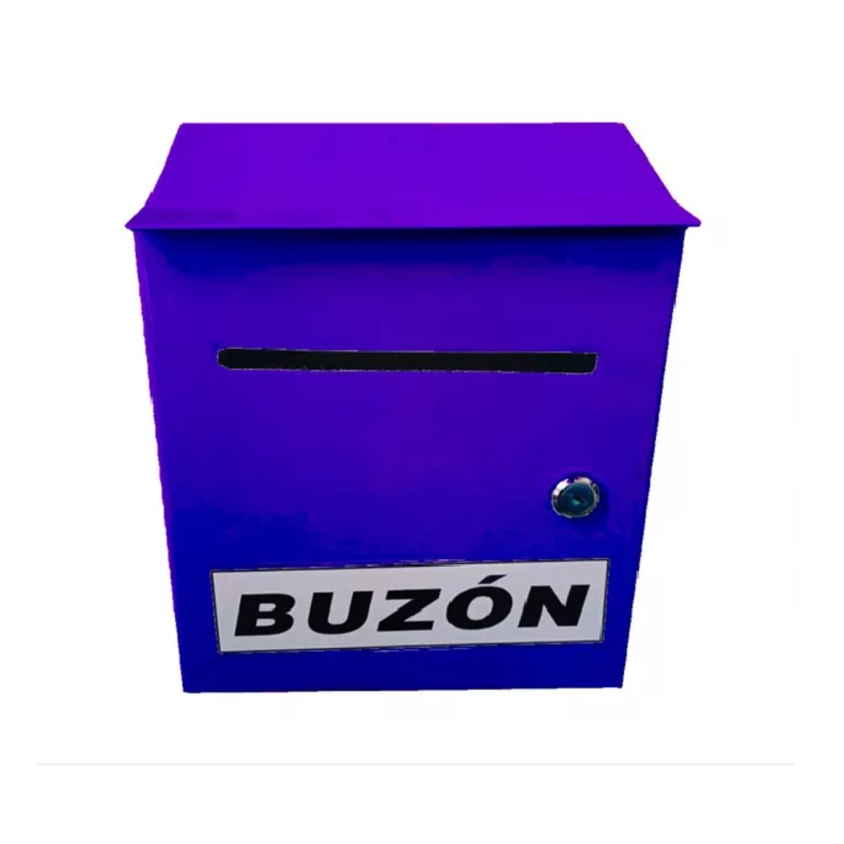 NACIONAL - BUZON DE SUGERENCIAS METALICO COLOR AZUL