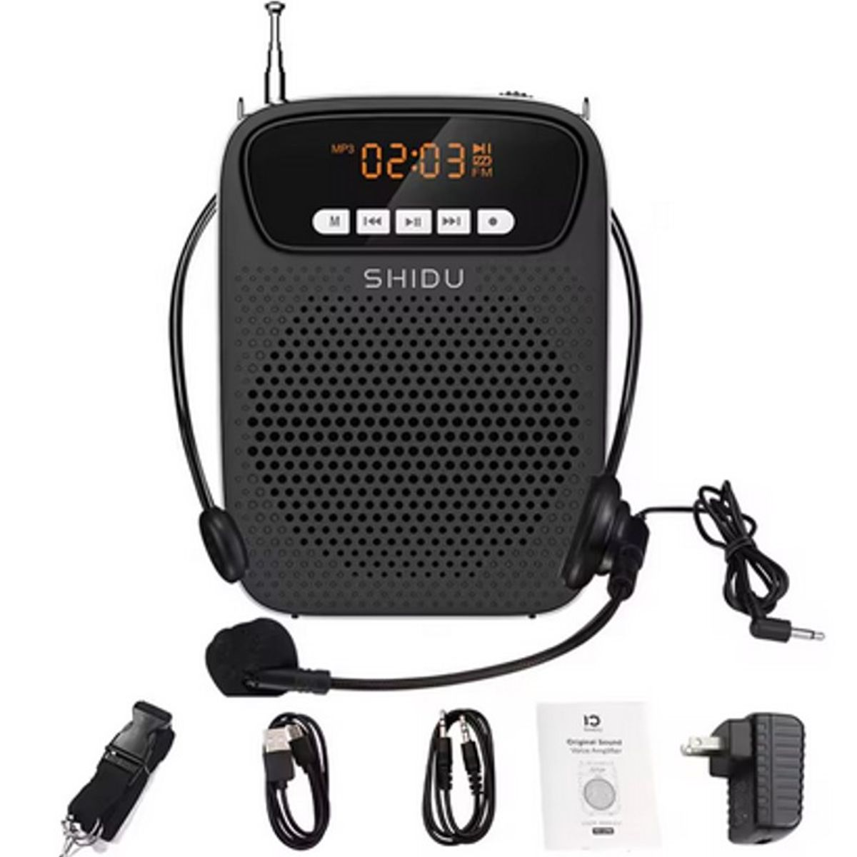 GENERICO - Amplificador Portátil 15W para Docentes Clases y Conferencias