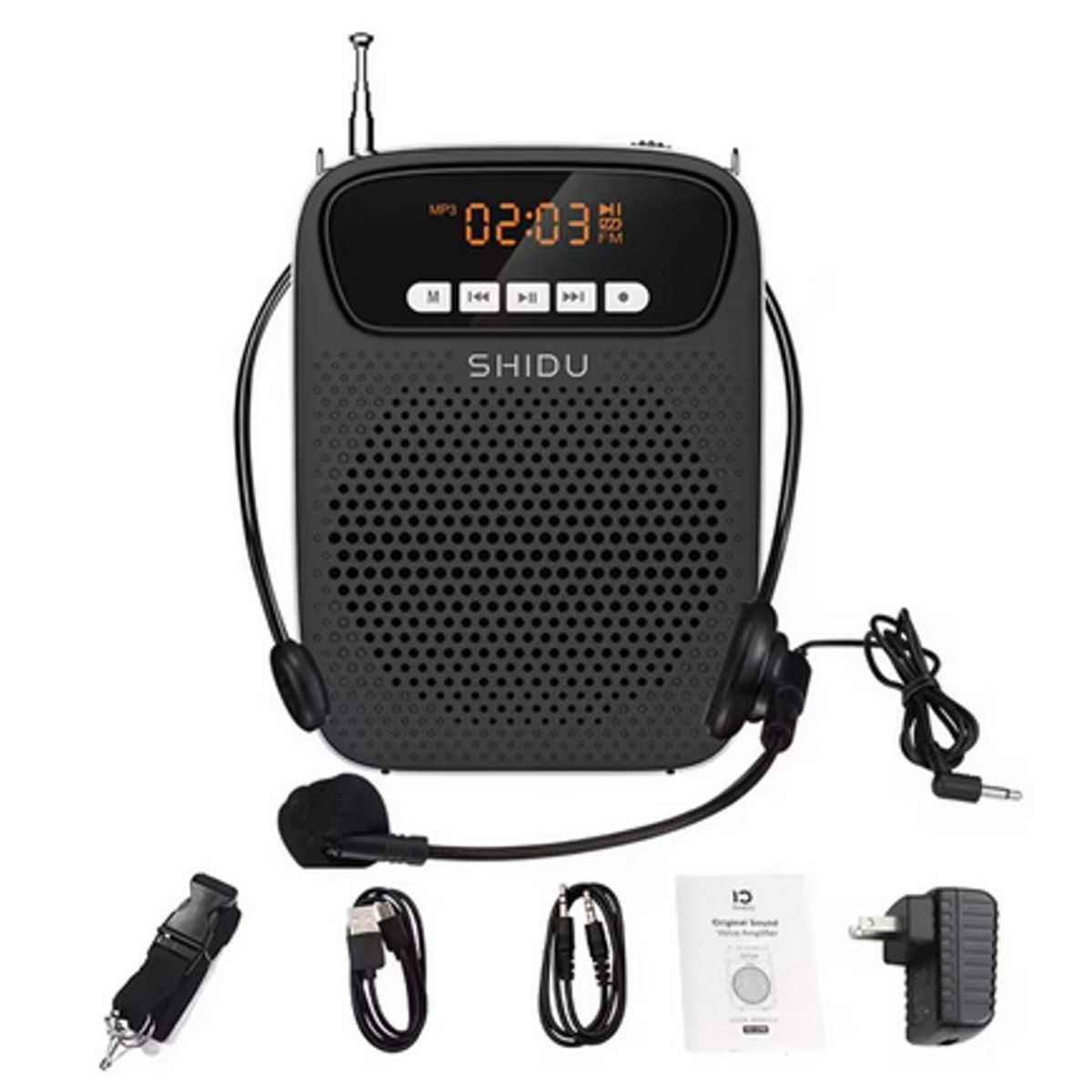 GENERICO - Amplificador Portátil 15W para Docentes Clases y Conferencias