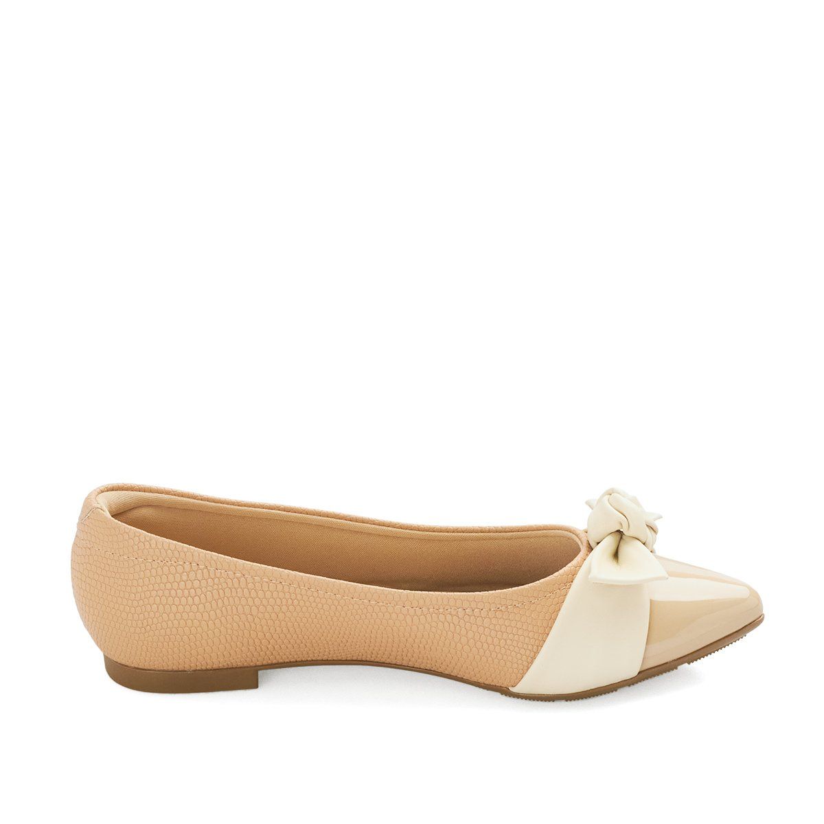 MODARE - Baleta Nude-Beige-Crema Modare