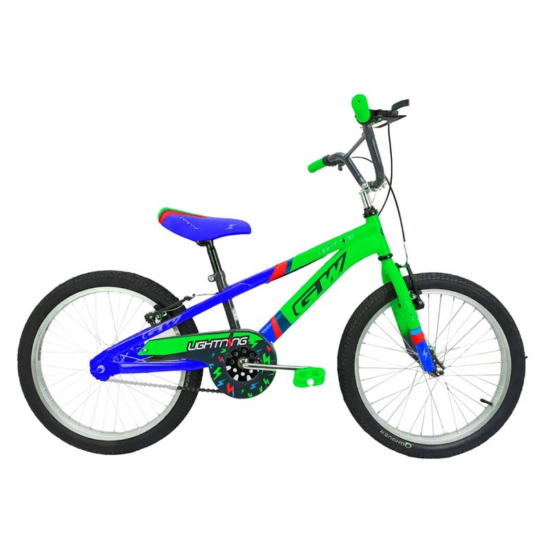 GW - Bicicleta Para Niños Rin 20 GW Lightning Verde Esmeralda