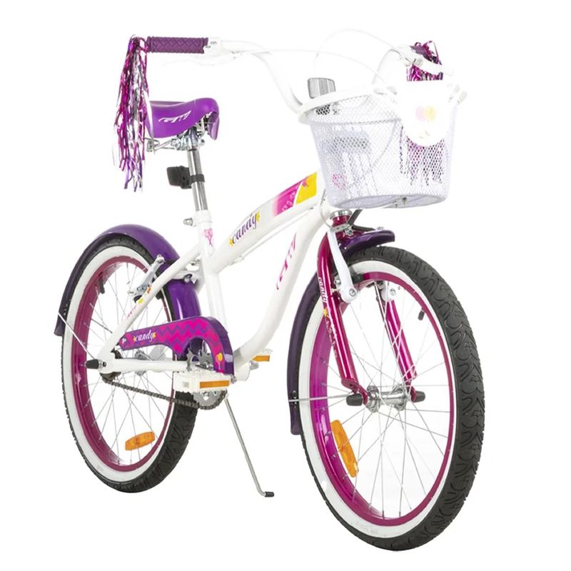 GW - Bicicleta para niñas Gw rin 20 Candy Blanco Perlado