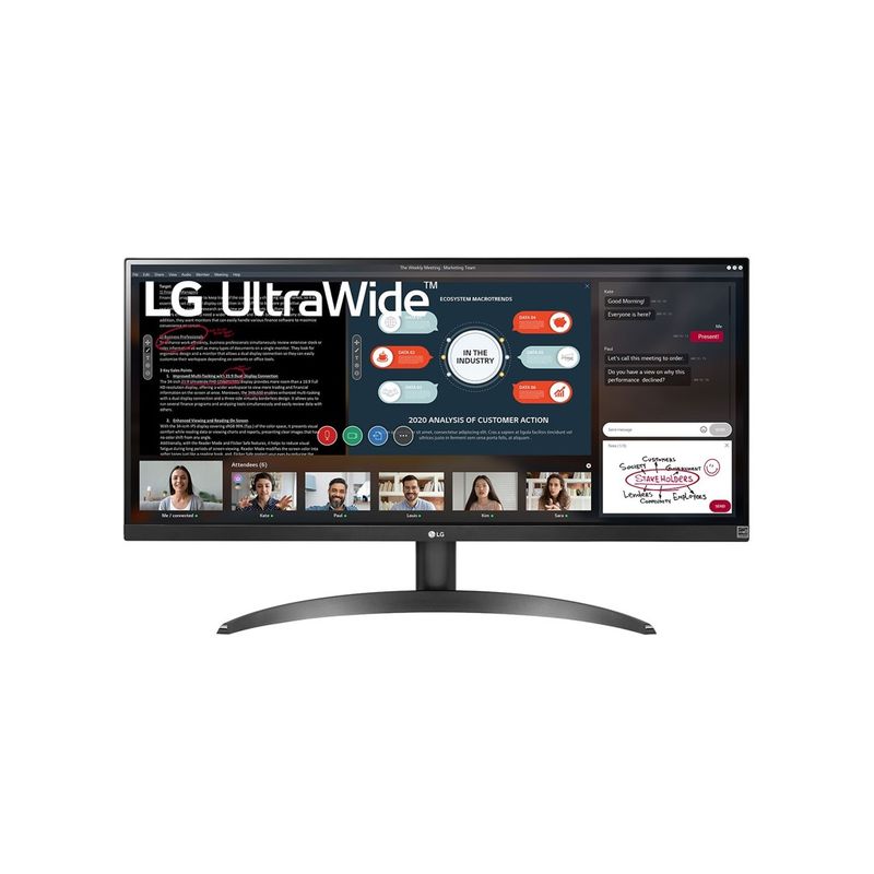 LG - Monitor LG 29 Pulgadas 29WQ500 FHD Negro