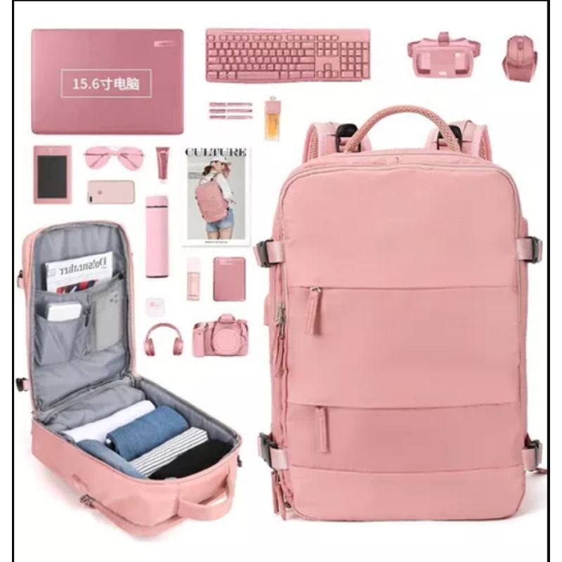 BOLS - bolso morral para viajes espacio multicompartimientos 45 litros