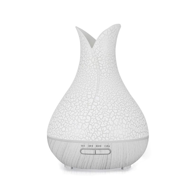 GENERICO - Difusor De Aroma Ultrasónico Tipo Florero Cascara De Huevo Luces Led