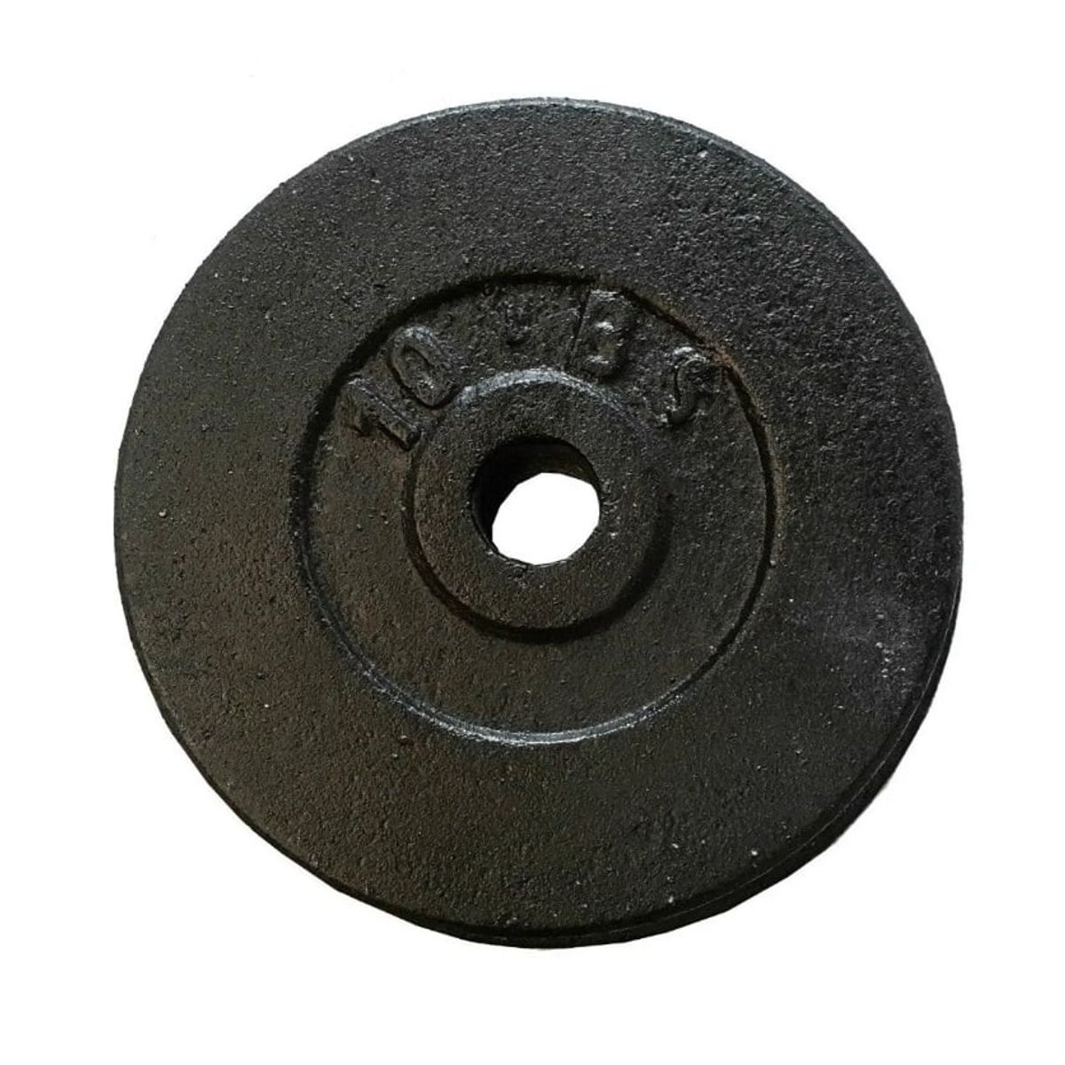 GENERICO - 1 Disco Pesas 10lbs Barras Mancuernas Estandar Gimnasio