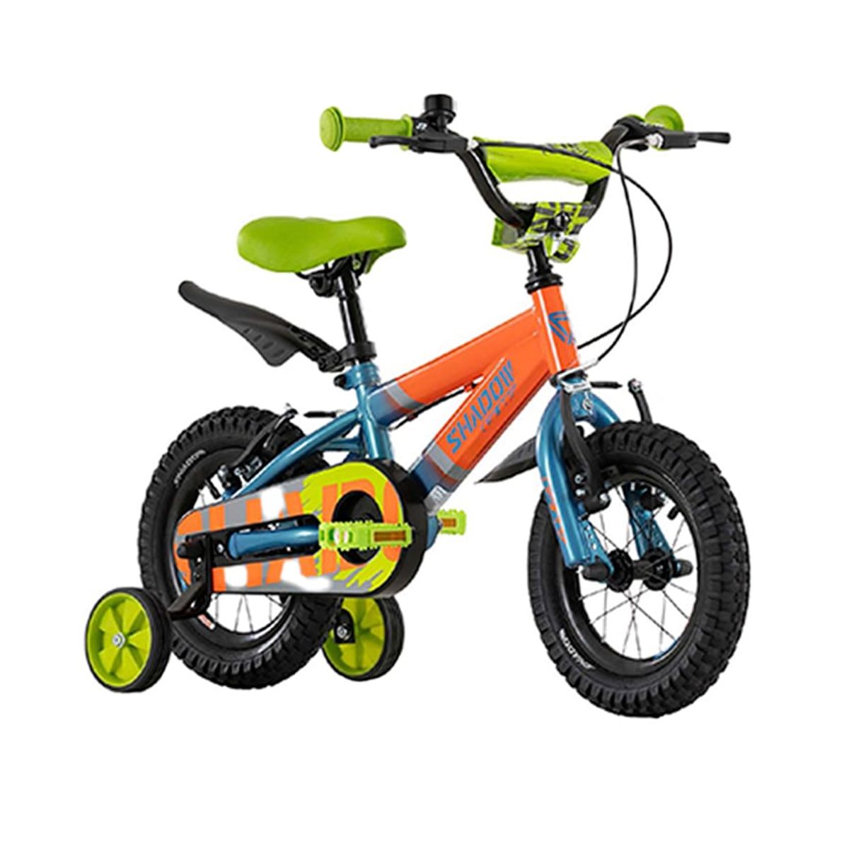 GW - Bicicleta para niños Rin 12 gw 2 a 4 años Shadow Naranja