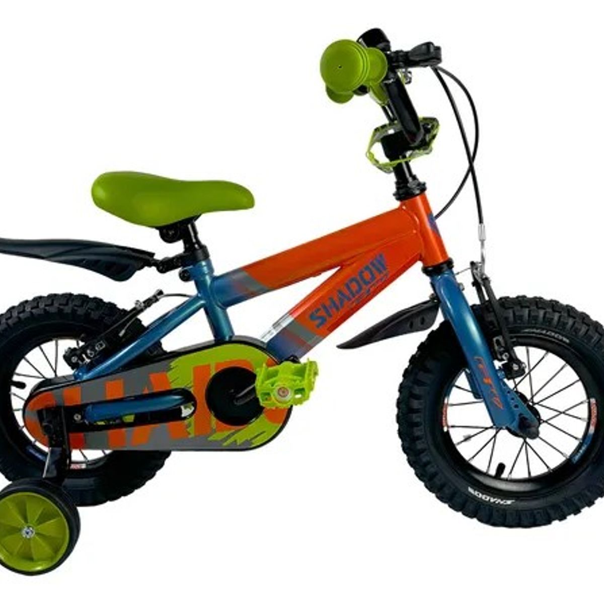 GW - Bicicleta para niños Rin 12 gw 2 a 4 años Shadow Naranja