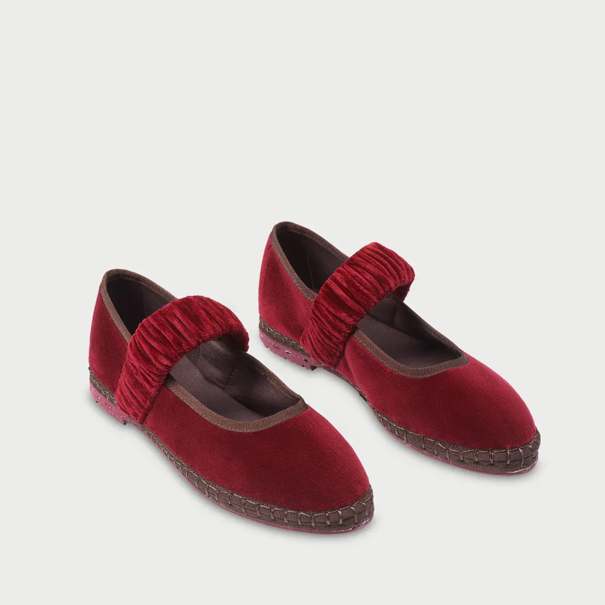 FLABELUS - Baletas Flabelus Para Mujer Vinotinto Mafalda Burgundy