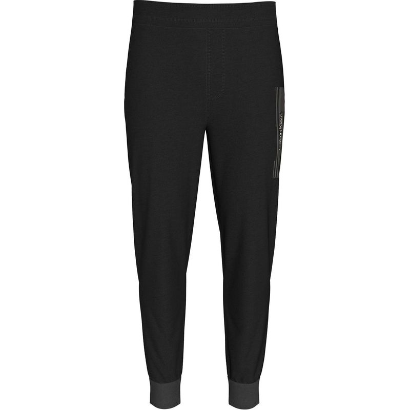 CALVIN KLEIN - Jogger Negro Con Logo Lateral Para Hombre Calvin Klein